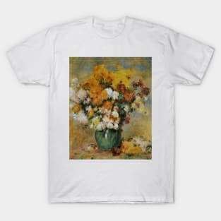 Bouquet of Chrysanthemums by Auguste Renoir T-Shirt